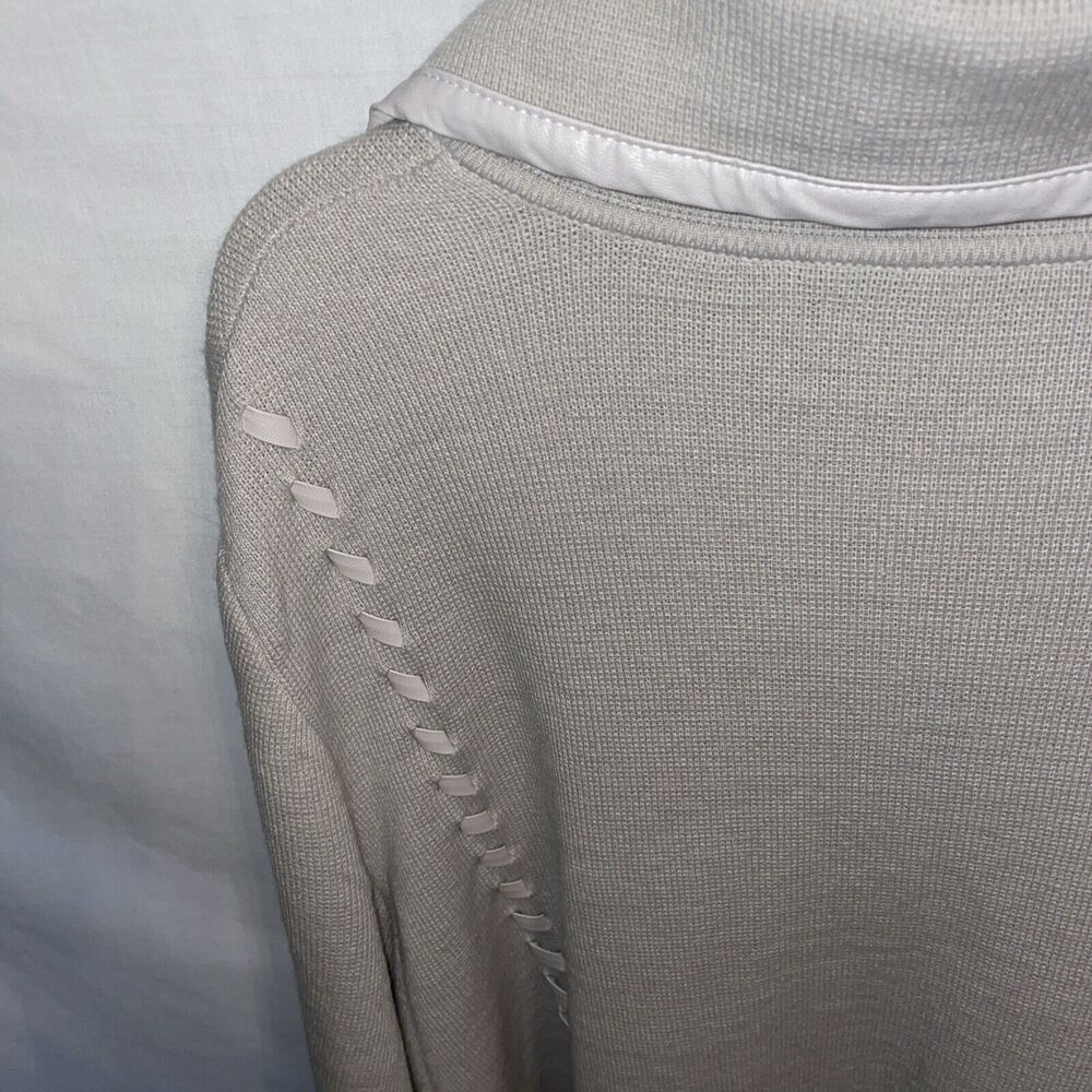 Patricia Nash Women’s Open Cardigan Size XL Beige Going Out Party Business - Picture 11 of 12